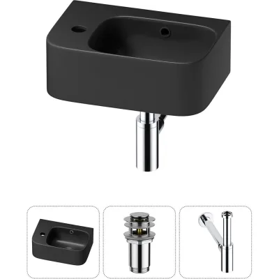 Комплект Wellsee 3 в 1 Lavinia Boho Bathroom Sink накладная/подвесная раковина 37x25 см 20216544R