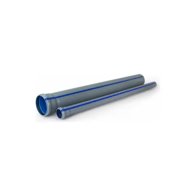 Труба RTP BAIKAL standart ВК ПП 110x27x3000 серый/синий 32524