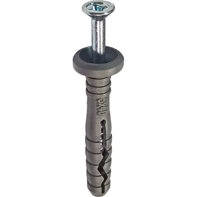 Дюбель-гвоздь Daxmer 6x40 гриб, полипропилен, 2000 шт. 00000312606