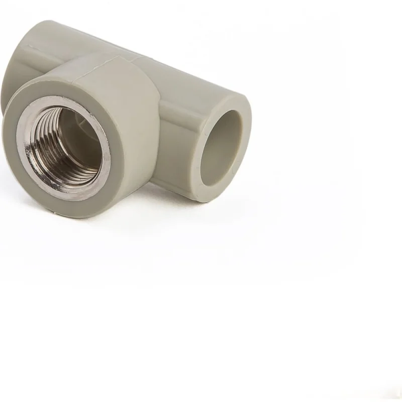 Тройник LAMMIN ppr комбин. вр 20x1/2" 100/25 серый Lm31047020015G