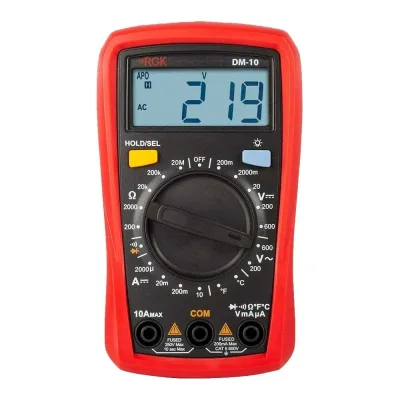 Цифровой мультиметр RGK DM-10 с поверкой 779623