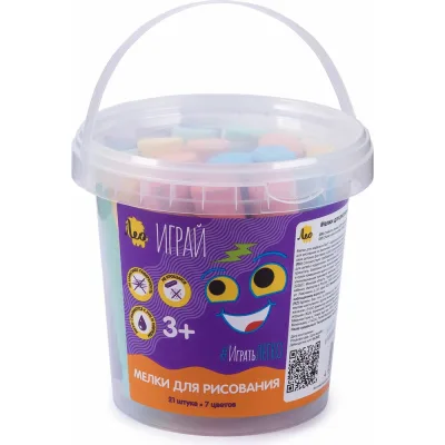 Мелки для рисования Лео Играй 7 цветов 462206