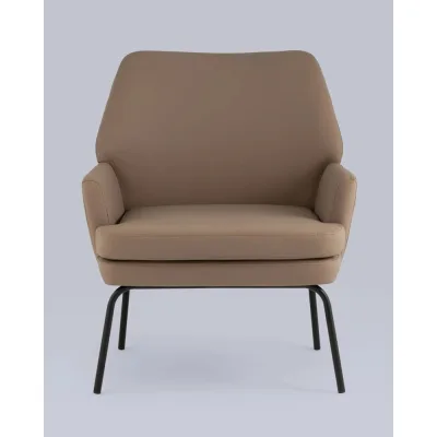 Кресло для гостиной Стул Груп Харви экокожа капучино QH-8312K XC309-16 brown
