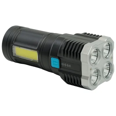 Фонарь ручной FERON TH2409 с аккумулятором USB ZOOM, 48789