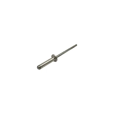 Заклепка ОПМ ISO 15977 тяговая d6,4x12 Al/St с плоской головкой 250 шт. П0000029381