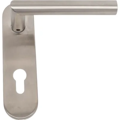 Дверная ручка на планке PALIDORE l2204-pz72/8-8/inox под цилиндр 98761326