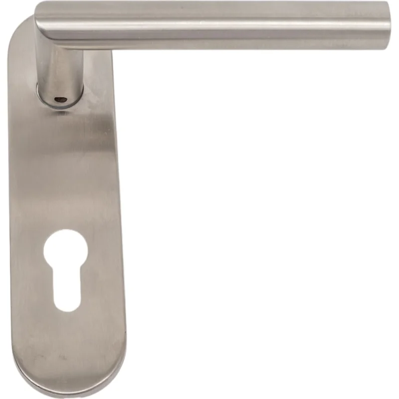 Дверная ручка на планке PALIDORE l2204-pz72/8-8/inox под цилиндр 98761326