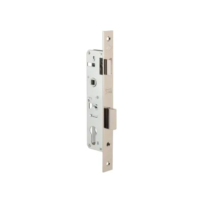 Замок врезной KALE KILIT цилиндровым узкопрофильным 153 (30 mm) w/b (никель) 8183