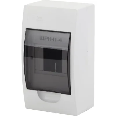 Навесной бокс ЭРА SIMPLE ЩРН-П-4 модуля, пластик IP41 Б0041521