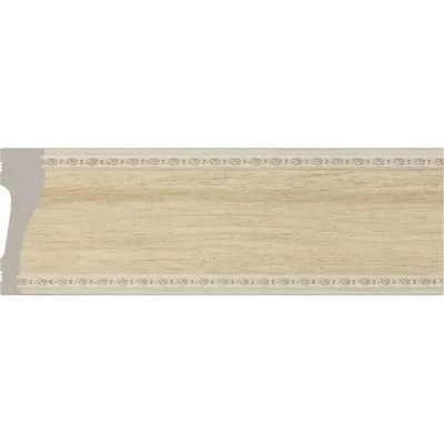 Потолочный плинтус Cosca Decor 192-12 интерьерный багет, 60 мм, лен СПБ019690