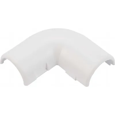 Соединительный угол EKF 90, для трубы 20 мм (5 шт) белый-Plast ug-t-20w-r