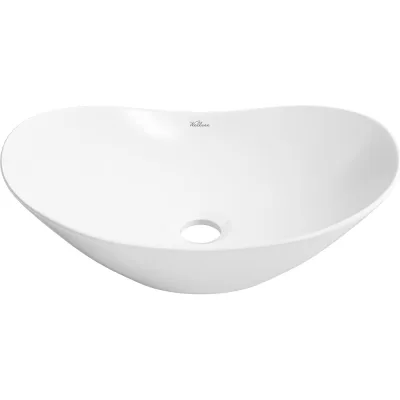 Накладная раковина для ванной комнаты Wellsee Carefree Dove, ширина 43 см 332901000