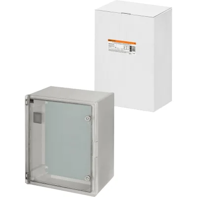Навесной пластиковый бокс TDM ELECTRIC ЩМП-0-10, прозрачная крышка, abs, ip65, от -45 до +75 с,(500x350x220) SQ0933-0210