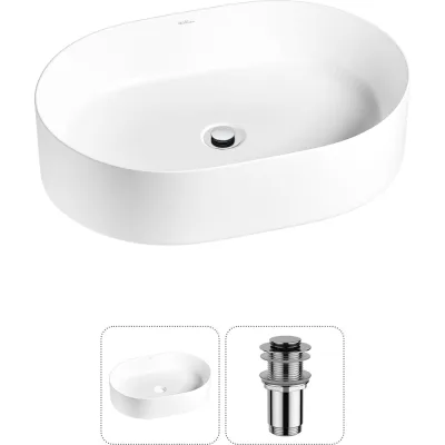 Набор Wellsee 2 в 1 Belle Spa накладная раковина 50x37 см 20212505R