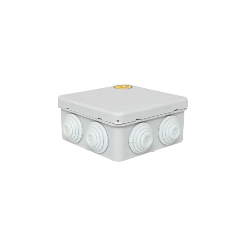 Коробка уравнивания потенциалов EKF КУП-030-031 с крышкой наружная (85x85x40) для прямого монтажа 8 мембр. вводов серая IP55 plc-kmr-030-031-g