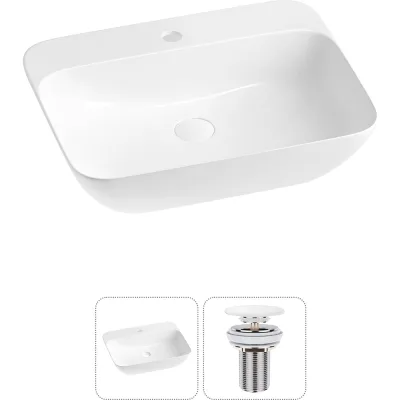 Подвесная или накладная раковина Lavinia Boho для ванной комнаты Bathroom Sink в наборе 2 в 1 33311113