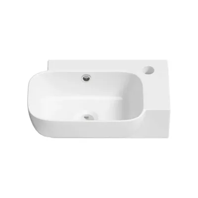 Настенная или накладная раковина Lavinia Boho Bathroom Sink, рукомойник 41х24 см, с отверстием 33311051