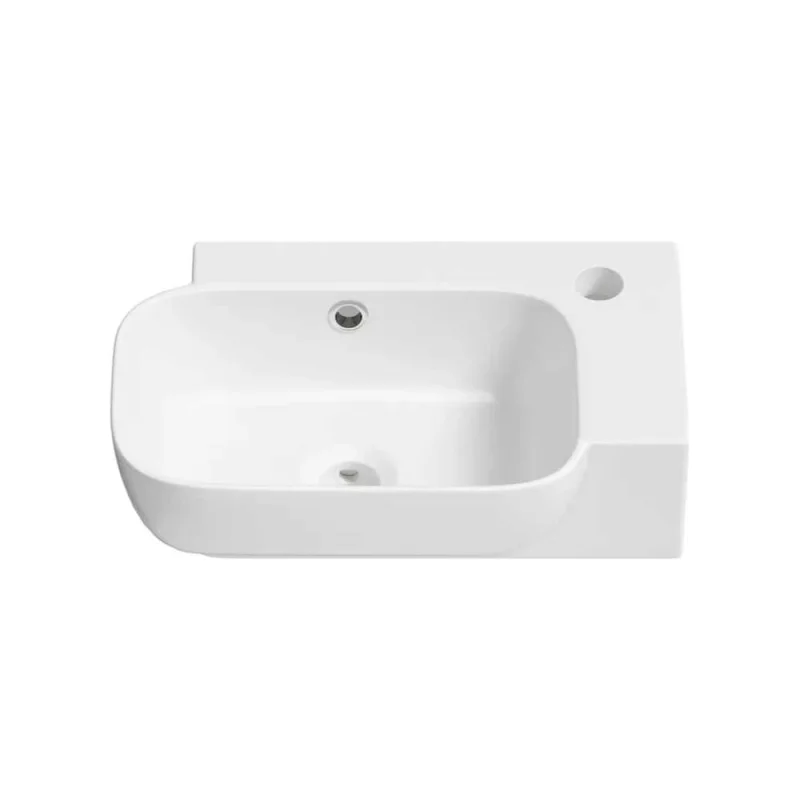 Настенная или накладная раковина Lavinia Boho Bathroom Sink, рукомойник 41х24 см, с отверстием 33311051