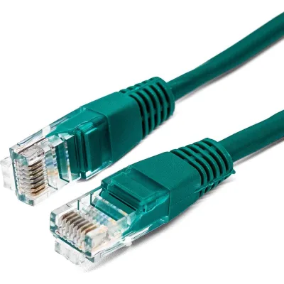 Кабель патч-корд U/UTP 6 кат. 2м FL-U6-C-LSZH-2M-G 26AWG(7x0.16 мм), чистая медь, LSZH, зеленый Filum 00-01106499