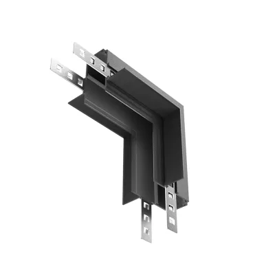Коннектор для магнитного шинопровода L-образный Maytoni Technical Exility черный (TRA034CL-42B)