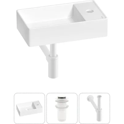 Мини-раковина для ванной комнаты или туалета Wellsee WC Area в наборе 3 в 1 20213617R