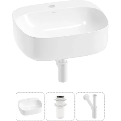 Набор Wellsee 3 в 1 Ideal накладная раковина 50x42 см 20214102R