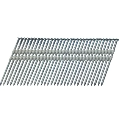 Гвозди реечные Pegas pneumatic 21 градус кольцевая накатка уп. 2100 шт. 2,8x90mm 1252