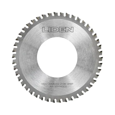Диск пильный TCT Premium 140x1.8/1.4x62 мм, z=46 для труборезов Liden 201.140.02