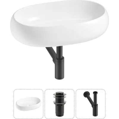Комплект Wellsee 3 в 1 Lavinia Boho Bathroom Sink накладная раковина 56x33 см 20215084R