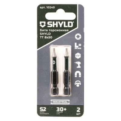Торсионная бита SHYLD Torx Tamper 8x50 (2шт.) 6691365