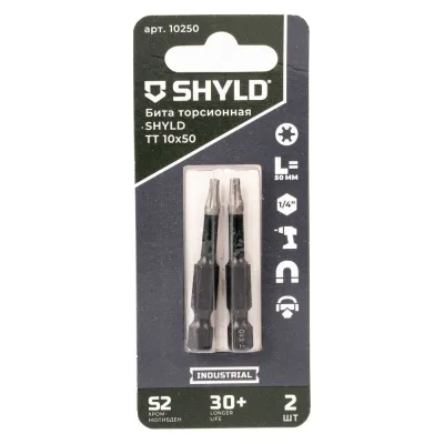 Торсионная бита SHYLD Torx Tamper 10x50 (2шт.) 6691380