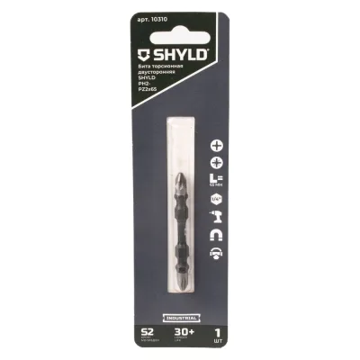 Торсионная бита SHYLD PH2-PZ2 двусторонняя х65 6691370