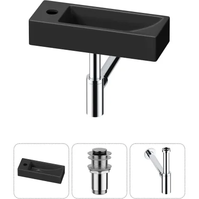 Комплект Wellsee 3 в 1 Lavinia Boho Bathroom Sink накладная/подвесная раковина 38x14 см 20215928R