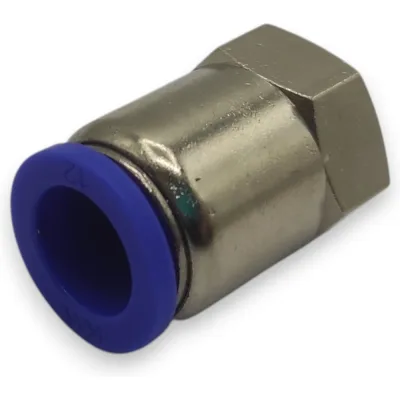 Фитинг цанговый прямой Контактная Механика G1/8, трубка 12мм KZPCF12-01G