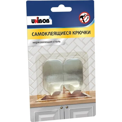 Крючок из нержавеющей стали Unibob 2 шт/упак._ИУ, 96962