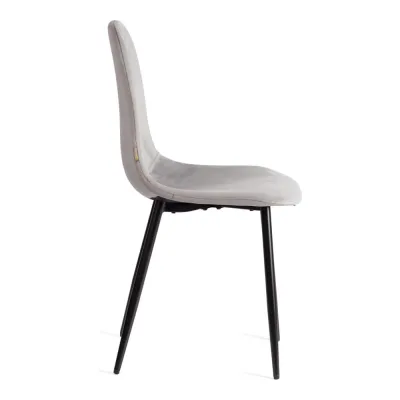 Стул Tetchair 4 шт BREEZE mod. JSC-58 Велюр/металл, 44x53x86 см, grey серый HLR 19, черный 21135