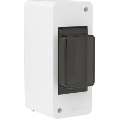 Щиток DKC 2 модуля, настенный, белый, с тонированной дверцей 1 ШТ F02W0WDDIY
