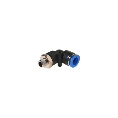 Фитинг угловой для пластиковых трубок (10 мм; 1/8М) ROCKFORCE RF-SPL10-01(2306)
