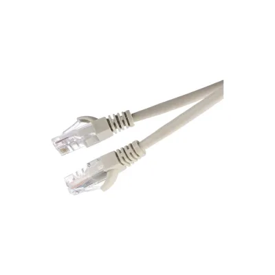 Патч-корд GoPower RJ-45 (m)-RJ-45 (m) 1.0м кат.5е ПВХ 26AWG CCA серый в пакете 00-00027472