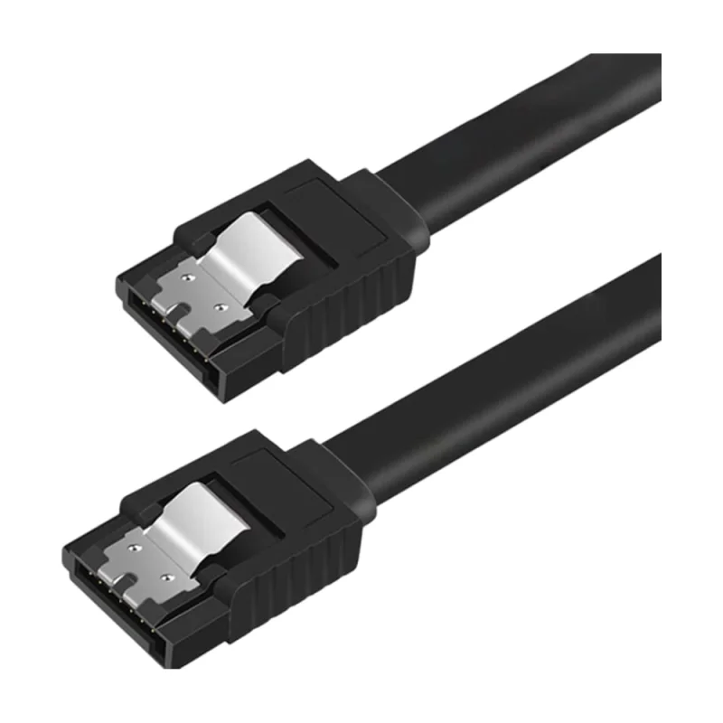 Кабель 5Bites sata v2.0 0.5m black SATA2-750S-BK