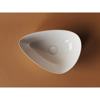 Умывальник Ceramicanova Element чаша накладная, асиметричной формы, 455х320х155 мм CN5026