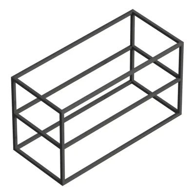 Металлический двухъярусный сварной каркас под раковину Cezares CADRO 50 подвесной, 1000x500x580 CADRO 50-100/50/58-2C-SO-MET-ST