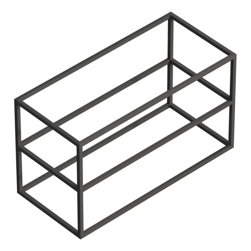 Металлический двухъярусный сварной каркас под раковину Cezares CADRO 50 подвесной, 1000x500x580 CADRO 50-100/50/58-2C-SO-MET-ST