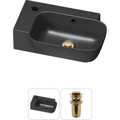 Комплект Wellsee 2 в 1 Lavinia Boho Bathroom Sink накладная/подвесная раковина 40x24 см 20216403R