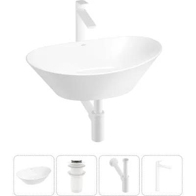 Набор Wellsee 4 в 1 Dulcet Tones накладная раковина 46x28 см 339002 20212228R