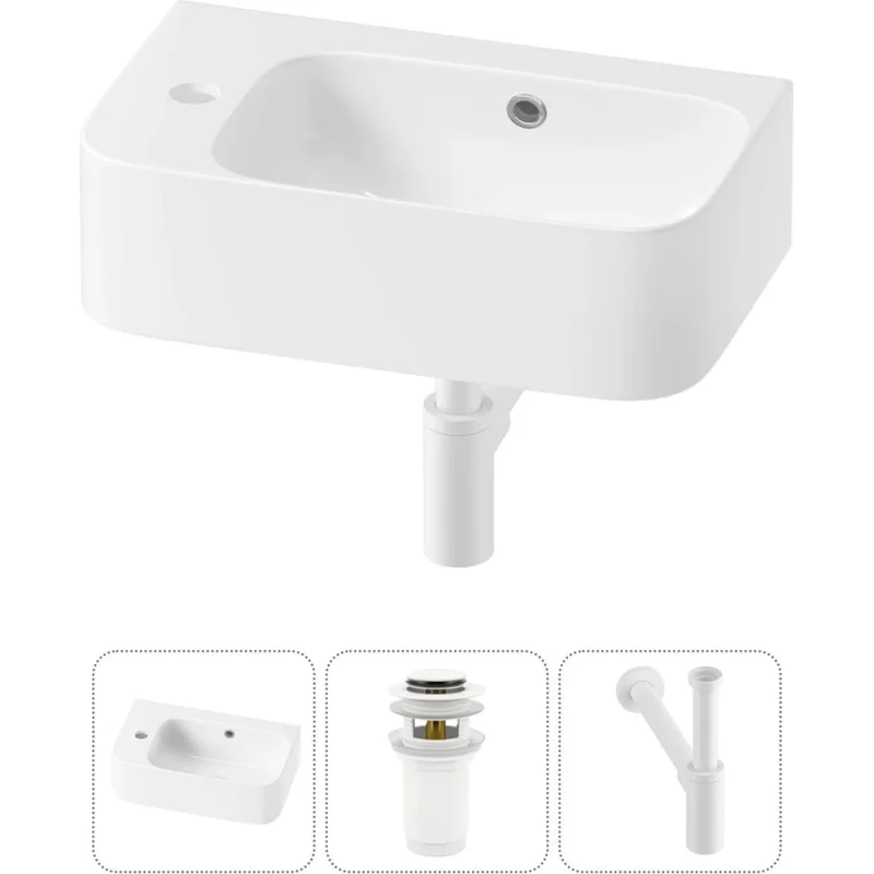 ΠΠΎΠΌΠΏΠ»Π΅ΠΊΡ Wellsee 3 Π² 1 Lavinia Boho Bathroom Sink Π½Π°ΠΊΠ»Π°Π΄Π½Π°Ρ/ΠΏΠΎΠ΄Π²Π΅ΡΠ½Π°Ρ ΡΠ°ΠΊΠΎΠ²ΠΈΠ½Π° 45x27 ΡΠΌ 20216476R