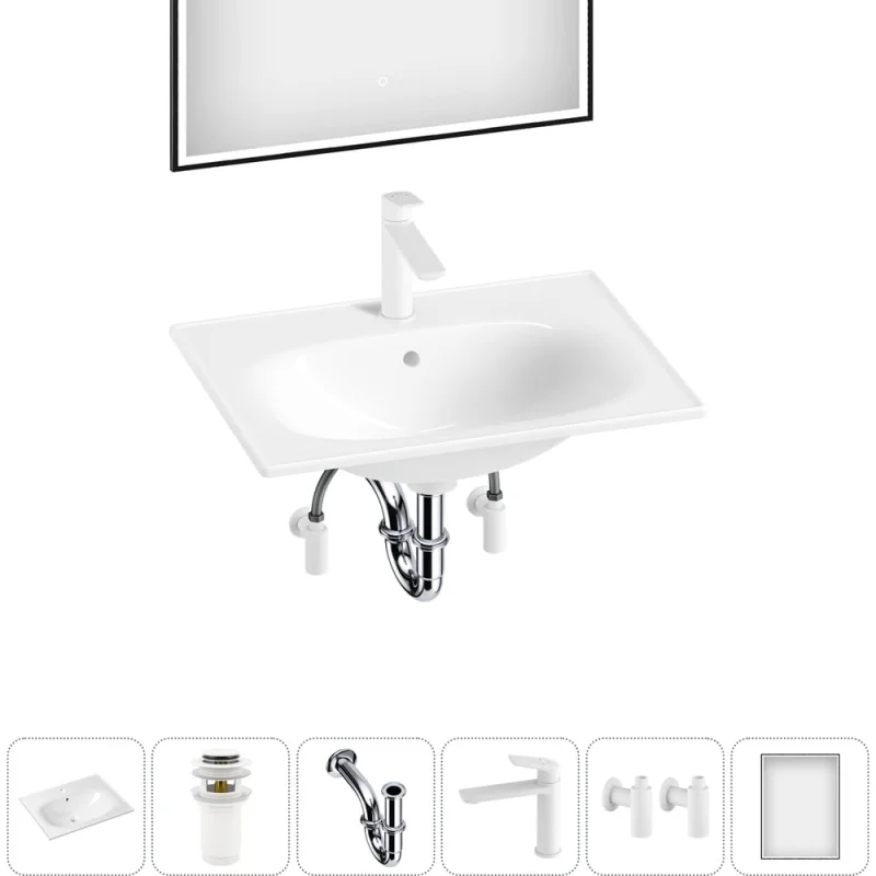 Врезная раковина для ванной Lavinia Boho комнаты Bathroom Sink в наборе 6 в 1 20217594R