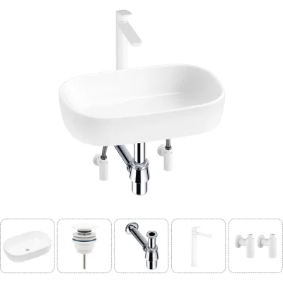 Накладная раковина для ванной Lavinia Boho комнаты Bathroom Sink в наборе 5 в 1 20217422R