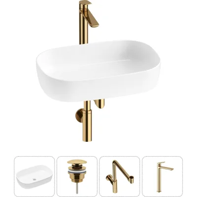Накладная раковина для ванной Lavinia Boho комнаты Bathroom Sink в наборе 4 в 1 20217569R