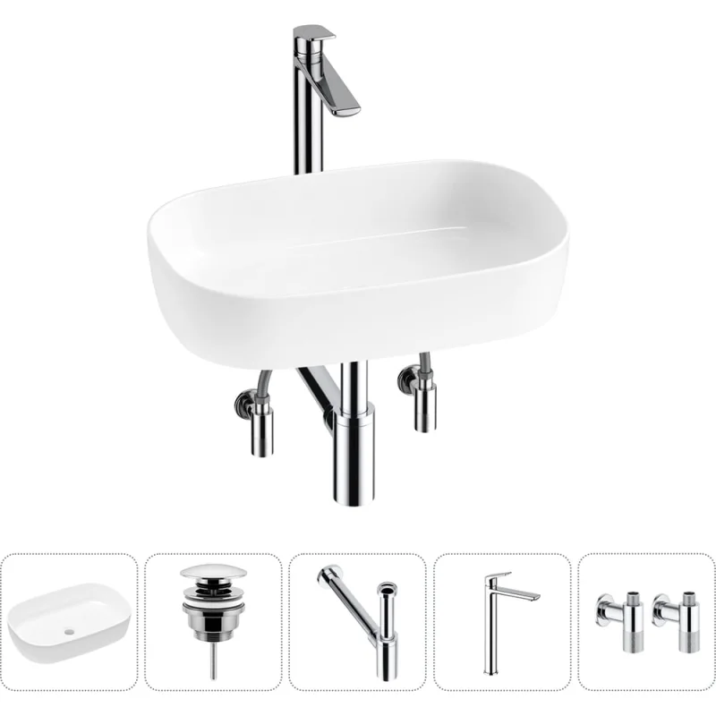 Накладная раковина для ванной Lavinia Boho комнаты Bathroom Sink в наборе 5 в 1 20217523R